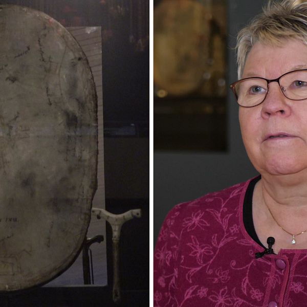 Två trummor har kommit till museet i Jokkmokk,