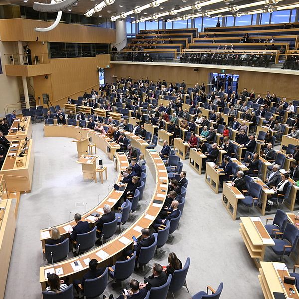 Plenisalen i Sveriges riksdag