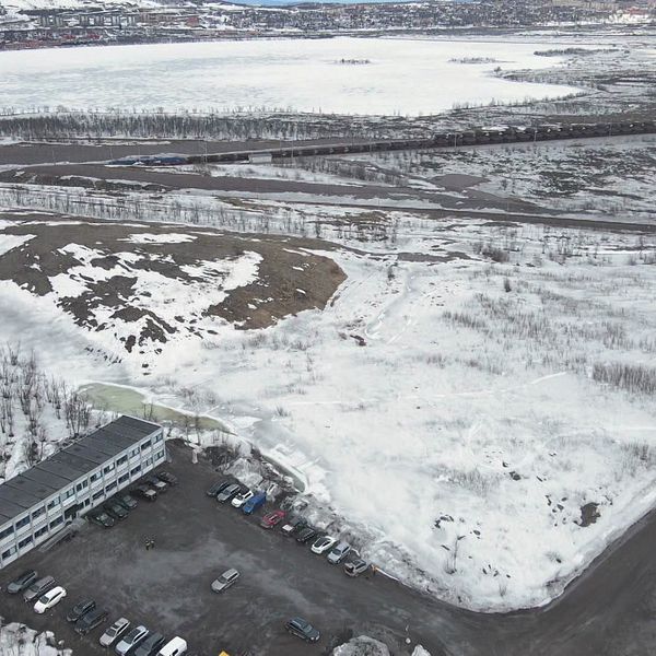 platsen för Viscariagruvan från luften