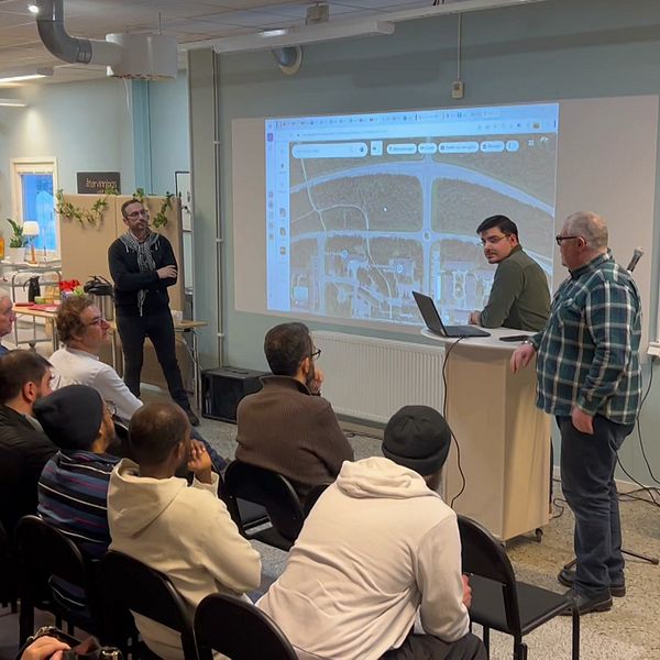 Norrbottens islamiska centrum informerar om moskébygget på Hertsön.
