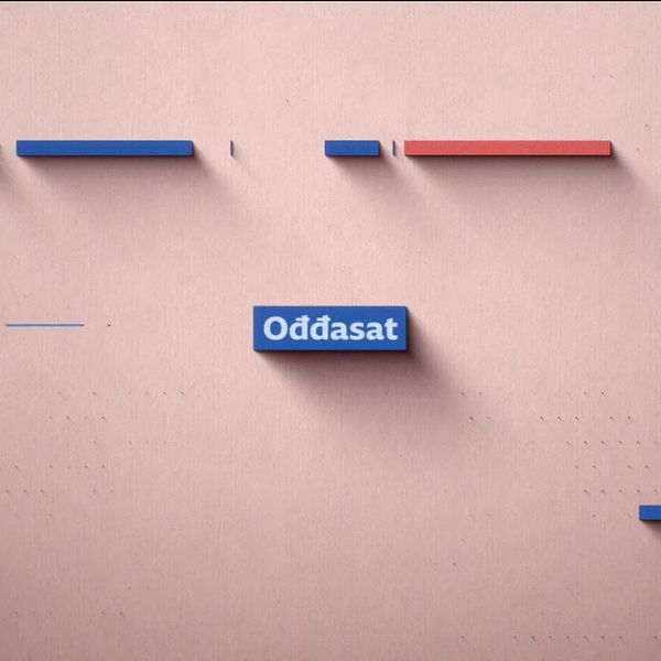 Här är det nya utseendet i Oddasat.