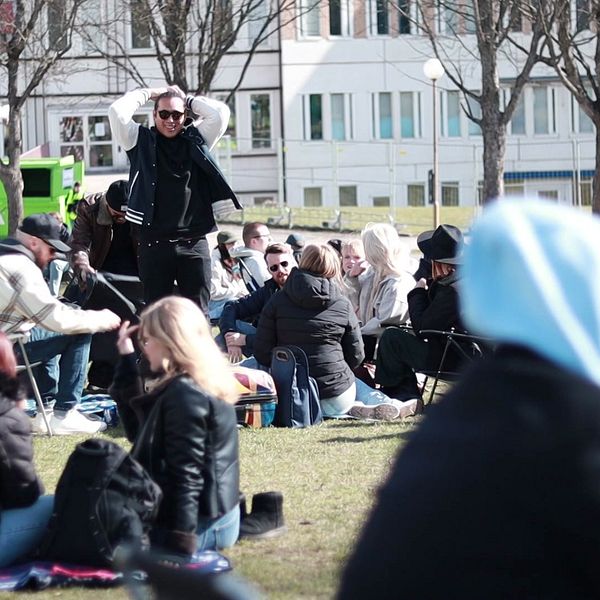 Festen har börjat på Ekoparken.