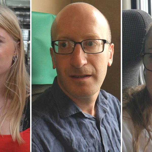 Pendlare reagerar på SJ:s besked under tisdagen.