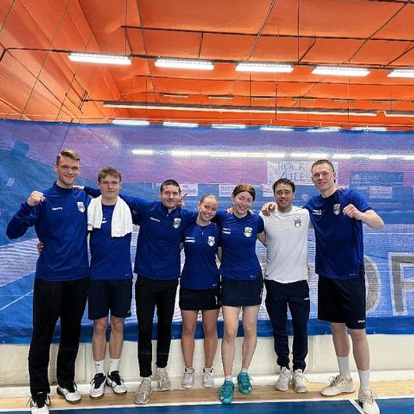 Påvelund tog klubbens första SM-guld i badminton.