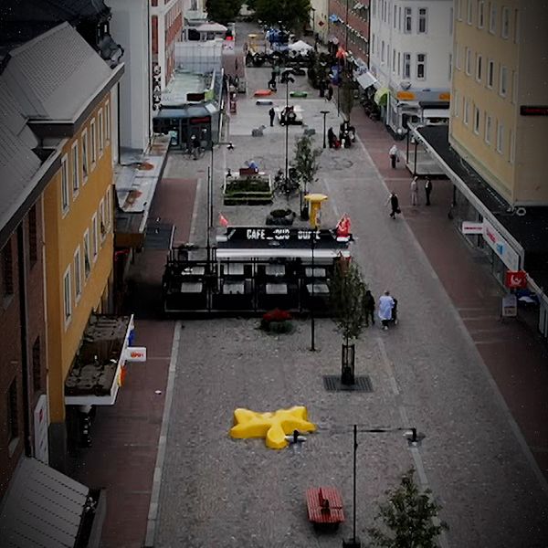 Drönarbild över Ludvika