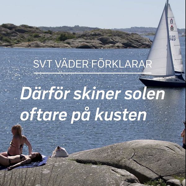 Maria Augutis förklarar sjöbris vid kusten