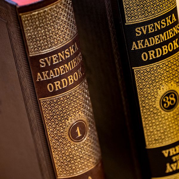 Nu är samtliga band av Svenska Akademiens ordbok (SAOB) klara. Arkivbild.