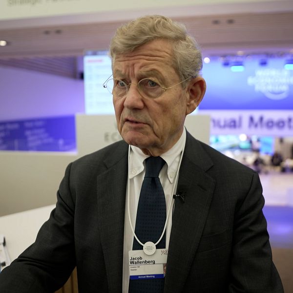 Jacob Wallenberg i Davos, Schweiz