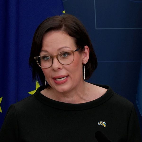 Maria Malmer Stenergard (M) första ord som utrikesminister.