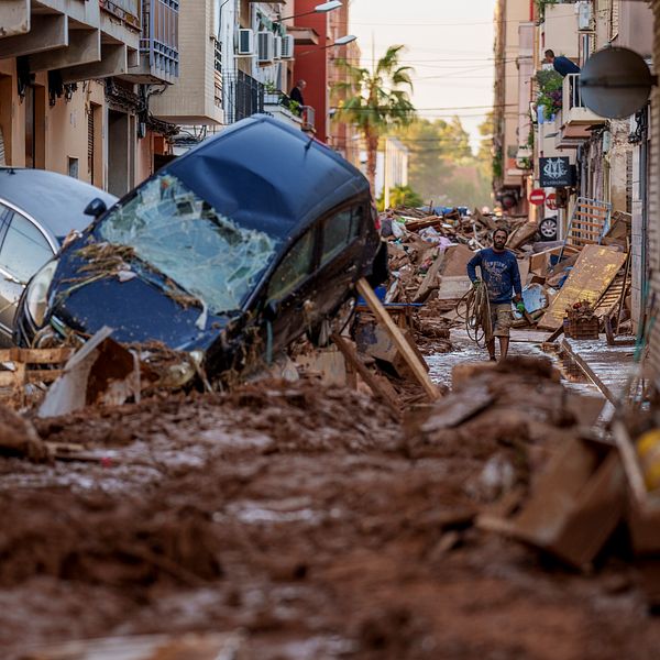 Valencia efter flodvågen 2 november.