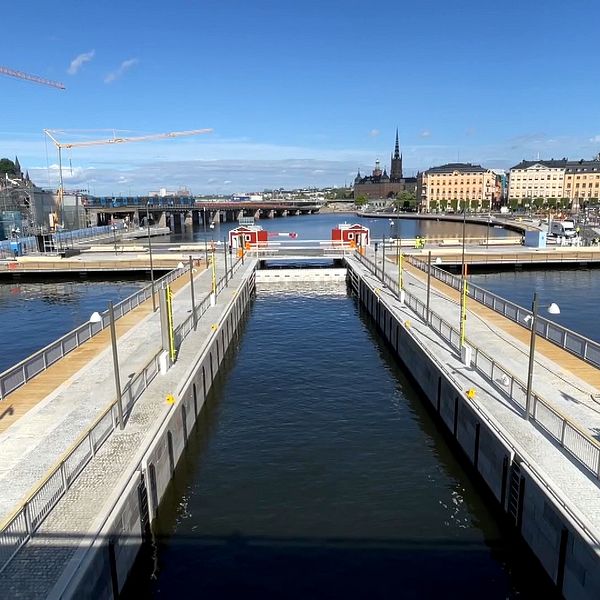 Vattentorget mellan Slussen och Gamla stan i Stockholm.