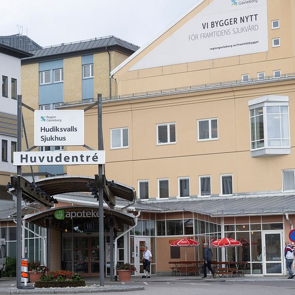 Hudiksvalls sjukhus.