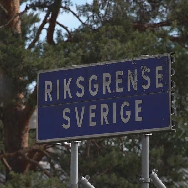 En bild från norsk-svenska riksgränsen.