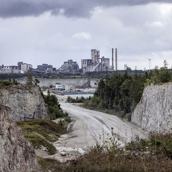 Heidelberg Materials kalkbrott i Slite på Gotland