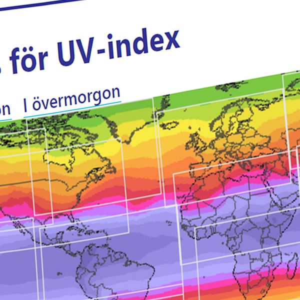 Grafisk bild för att illustrera UV-index