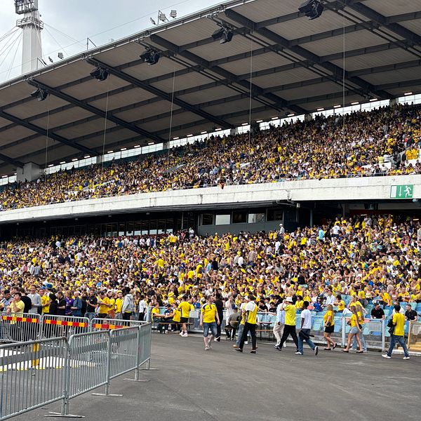 22 000 ska kunna se matchen på Ullevi i Göteborg på fredag | SVT Nyheter