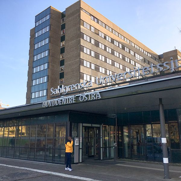 Entrén till Sahlgrenska universitetssjukhusets östra ingång.