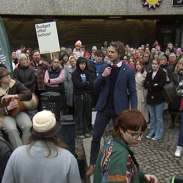 Folksamling lärar-manifestation