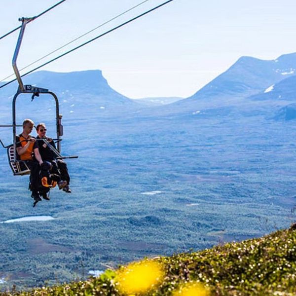 Linbanan i Abisko