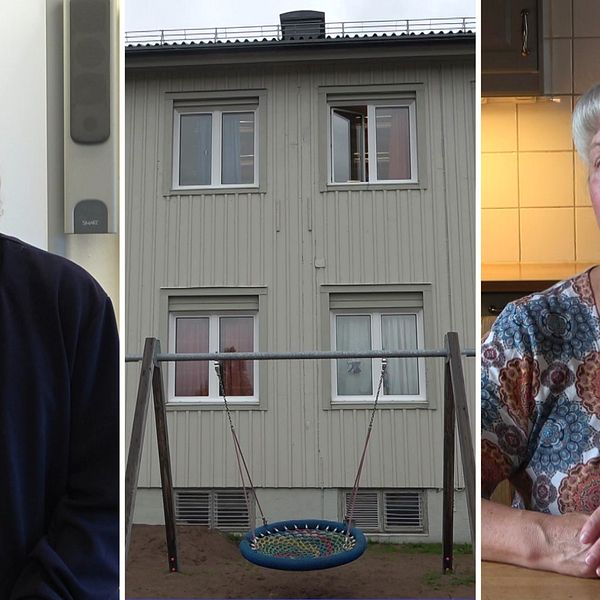 Katarina Nutti och Rune Engström berättar om hotet mot skolan i Övre Soppero