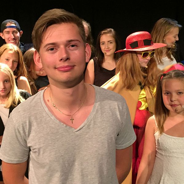 Alfred Grönkvist på Sparbanksbörsen i Lekeberg