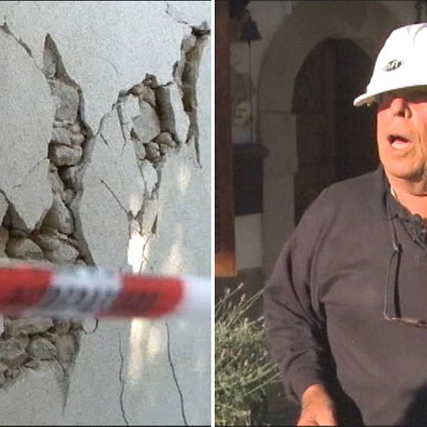 81-årige Rinaldo Plini vägrar att lämna sin jordbävningsdrabbade by.