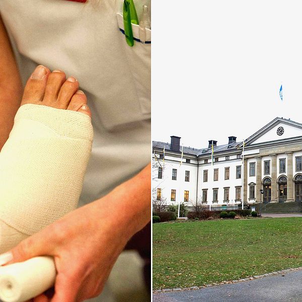 Bandage och Stockholms läns landsting på Kungsholmen i Stockholm.