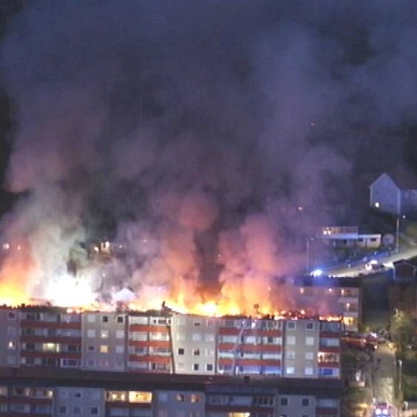 Storbranden i Huskvarna 1 maj.