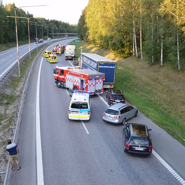 Trafikolycka e20