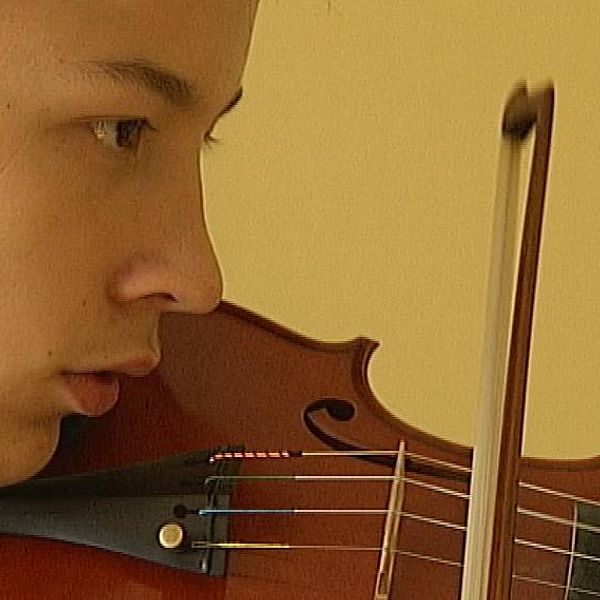 Johan Dalene, 16-årig violinist från Norrköping