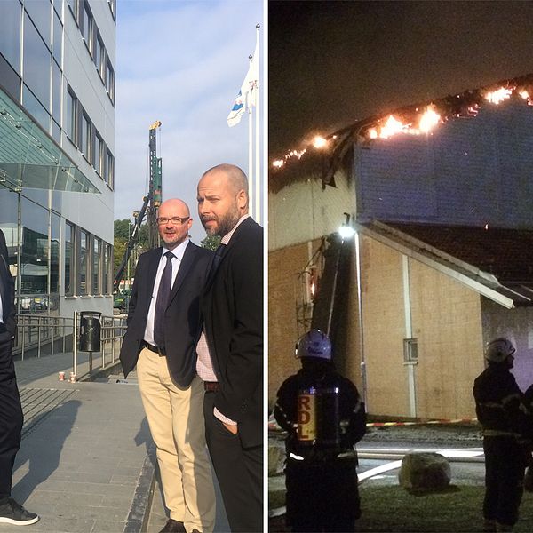 Försvarsadvokarena i målet/Önsta skola i brand