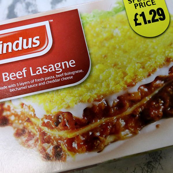 Findus lasagne visade sig innehålla hästkött.