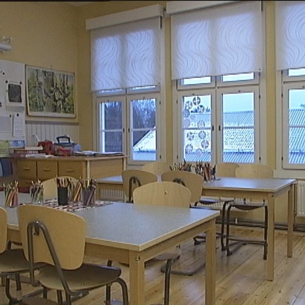 Tomt klassrum skola Luleå