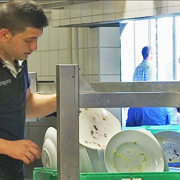 Vlad Moldovan kom till Sverige som tiggare, nu jobbar han som diskare på en restaurang i Lund