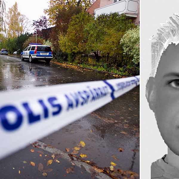 Polisens fantombild av dubbelmördaren i Linköping den 19 oktober 2004