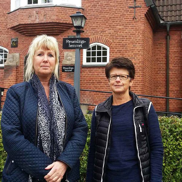 Mona Bergström och Monica Hedin är undersköterskor i Hagfors