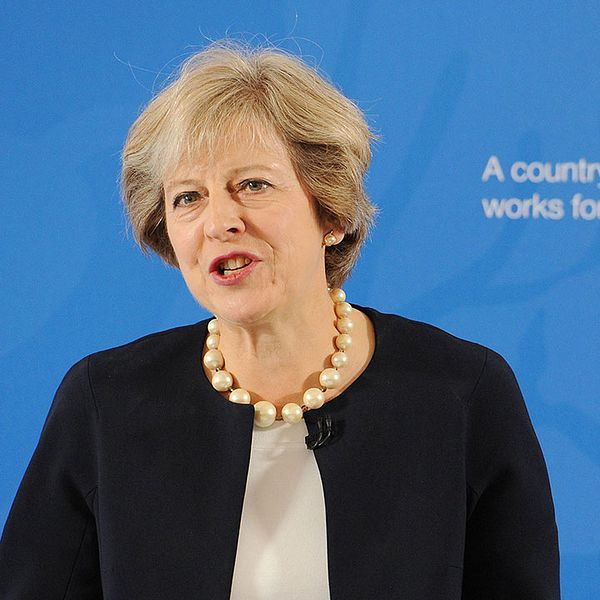 Theresa May, premiärminister i Storbritannien