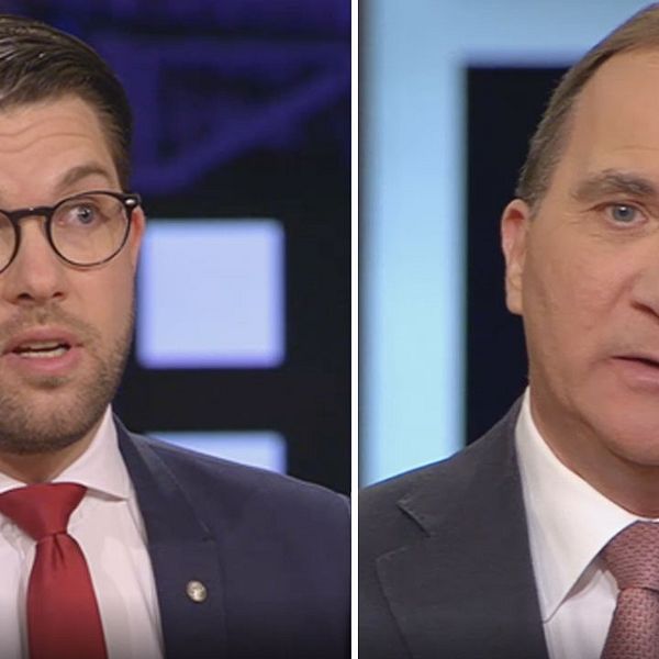 Jimmie Åkesson och Stefan Lofven.