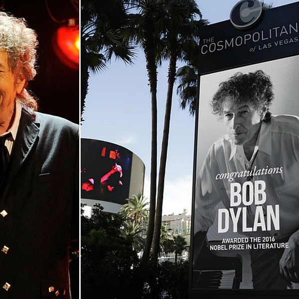 Bob Dylan sa inte ett ord om Nobelpriset när han spelade i Las Vegas kvällen efter det stod klart att han mottagaren av Nobelpriset i litteratur 2016.