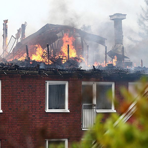 Lägenhetsbrand i Linköping