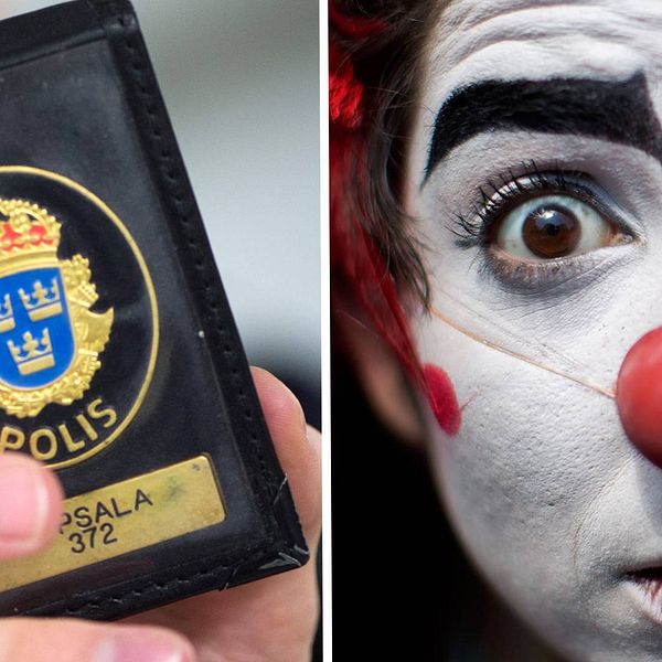 Polisbricka clown