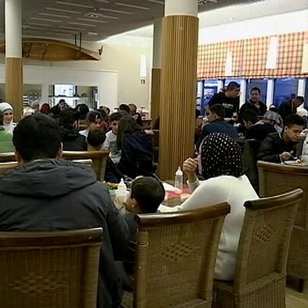 Asylsökande på Continental Inn bjöds på arabisk afton