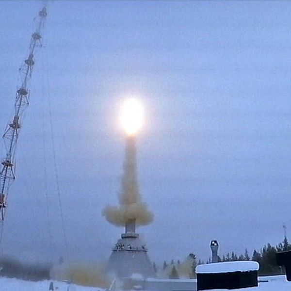Raket skjuts upp på Esrange i Kiruna