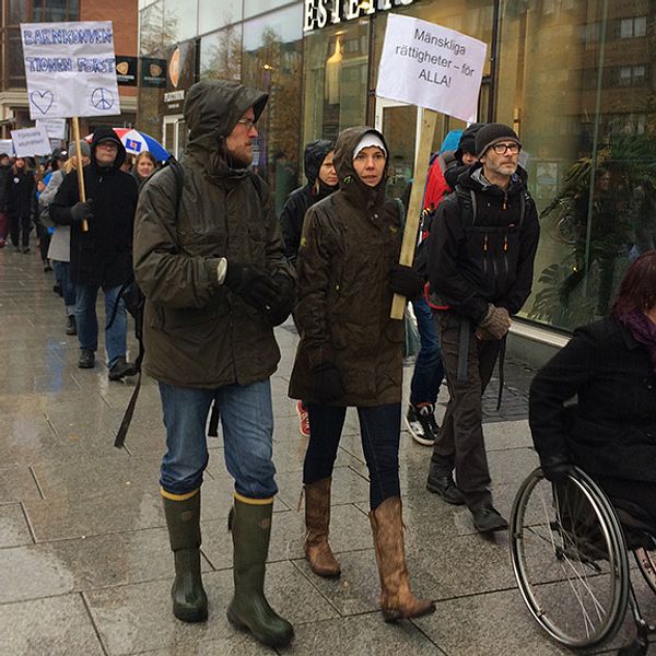 protestmarsch umeå