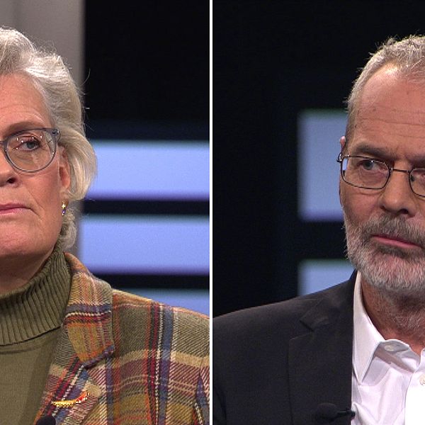 Carola Lemne, vd för Svenskt Näringsliv, och Anders Ferbe, ordförande för fackförbundet Metall.