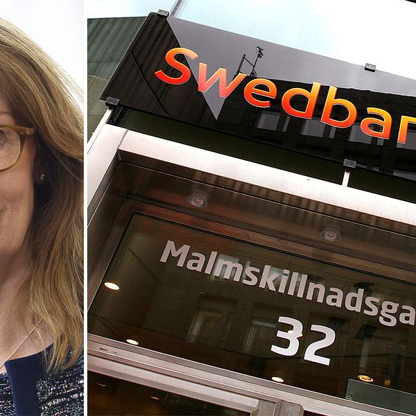 Swedbanks vd och kontoret.