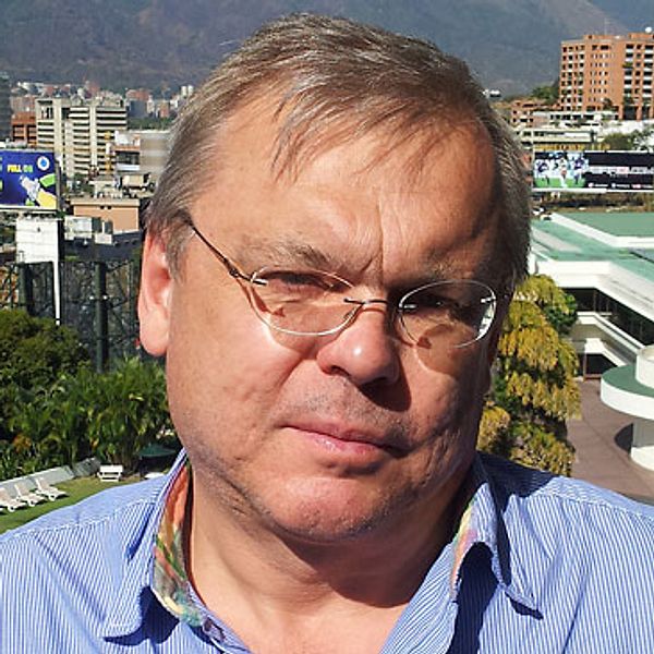 Bert Sundström på plats i Caracas, Venezuela