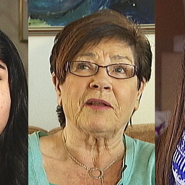 Nazanin Nourbakht, Irene Drangel och Ellen Wahlqvist.