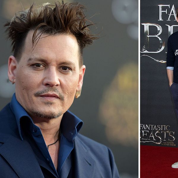 Johnny Depp och Eddie Redmayne kommer att spela i Fantastic Beasts-filmerna