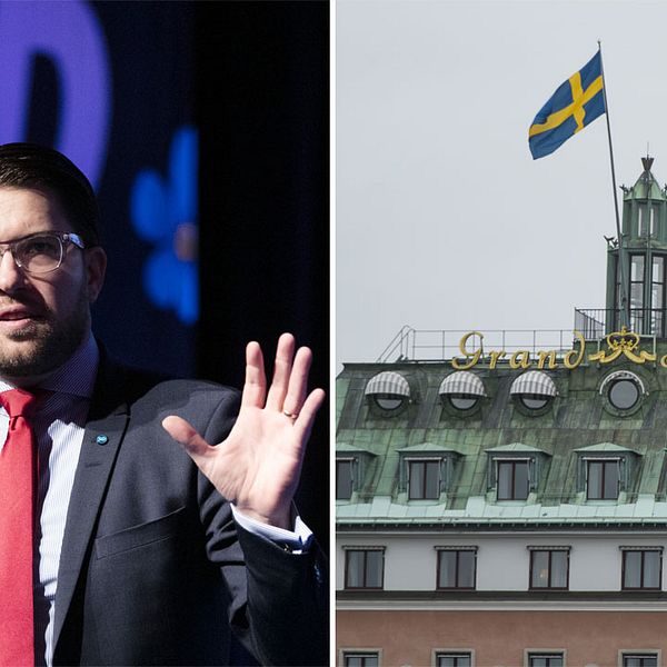 Jimmie Åkesson och Grand Hotel.